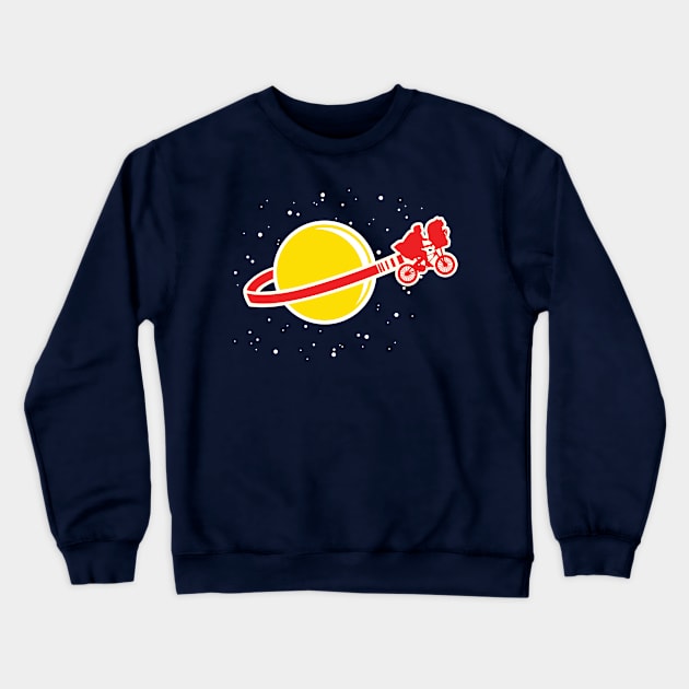 Extra Terrestrial Space Flight Crewneck Sweatshirt by DeepDiveThreads